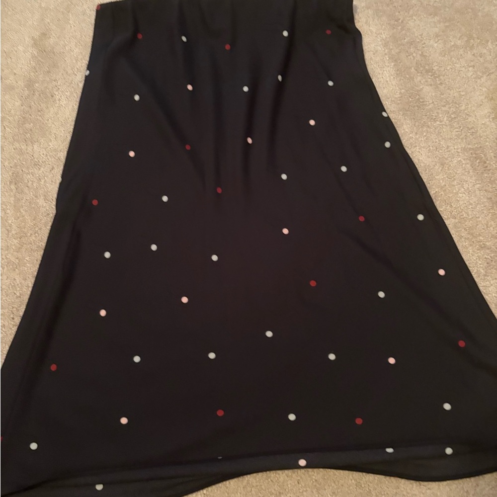 Polka Dot Black Skirt